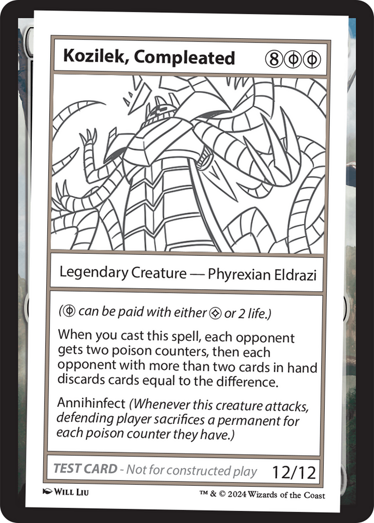 {C} Kozilek, Completed [Mystery Booster 2 Playtest Cards][MB2 PLAYTEST]