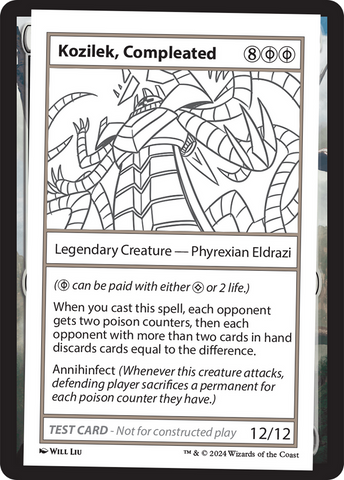 {C} Kozilek, Completed [Mystery Booster 2 Playtest Cards][MB2 PLAYTEST]
