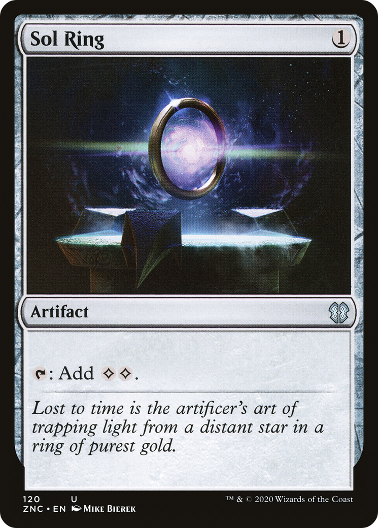 {C} Sol Ring [Zendikar Rising Commander][ZNC 120]