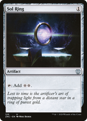 {C} Sol Ring [Zendikar Rising Commander][ZNC 120]
