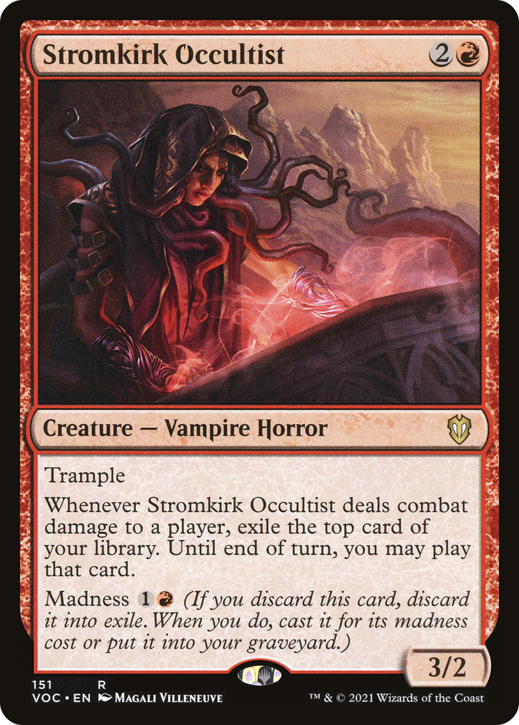 {R} Stromkirk Occultist [Innistrad: Crimson Vow Commander][VOC 151]
