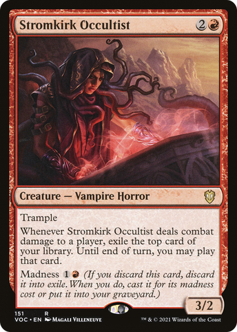 {R} Stromkirk Occultist [Innistrad: Crimson Vow Commander][VOC 151]