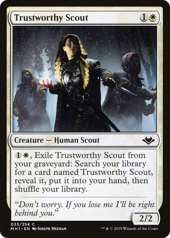 {C} Trustworthy Scout [Modern Horizons][MH1 033]