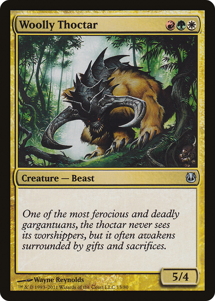 {C} Woolly Thoctar [Duel Decks: Ajani vs. Nicol Bolas][DDH 013]