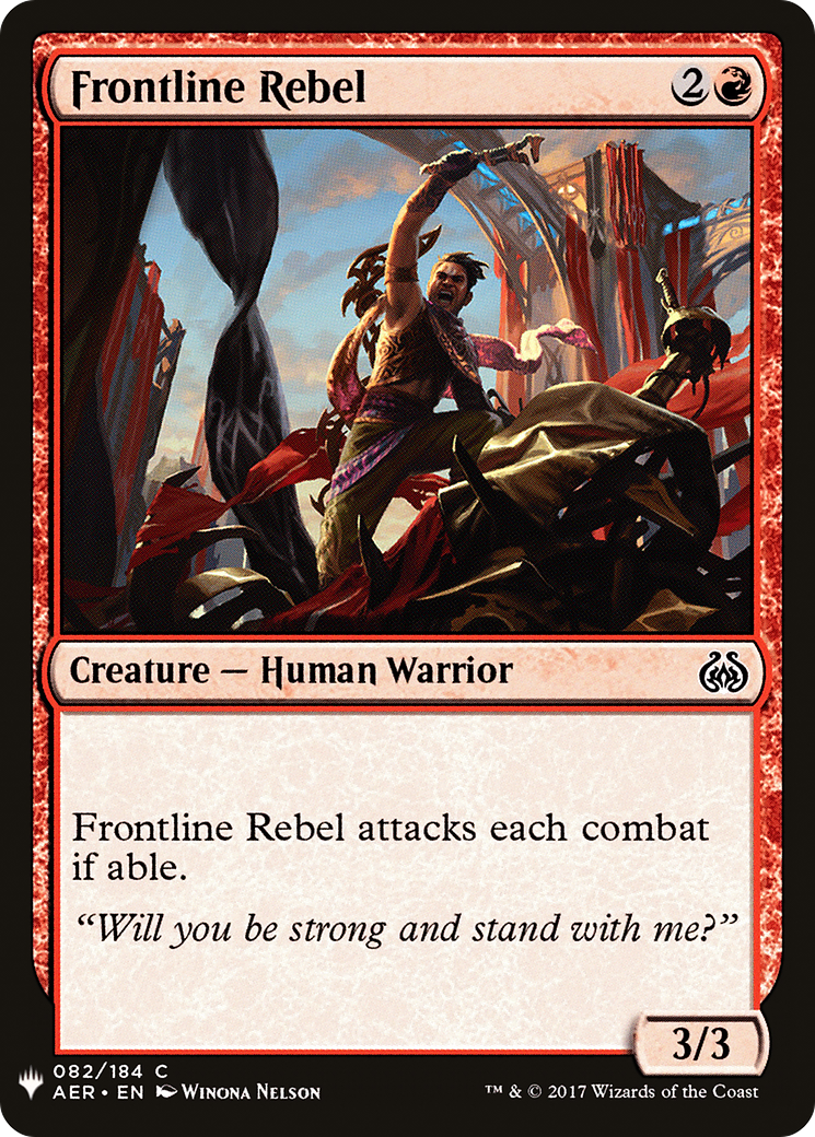 {C} Frontline Rebel [Mystery Booster][LS AER 082]