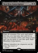 {R} Heartless Conscription (Extended Art) [Outlaws of Thunder Junction Commander][OTC 057]