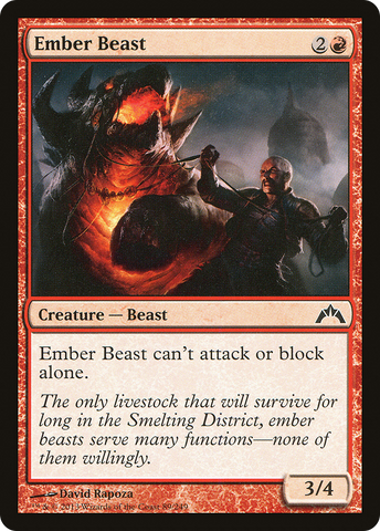 {C} Ember Beast [Gatecrash][GTC 089]