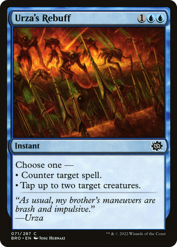 {C} Urza's Rebuff [The Brothers' War][BRO 071]