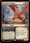 {@R} Decadent Dragon // Expensive Taste (Showcase) [Wilds of Eldraine][WOE 287]