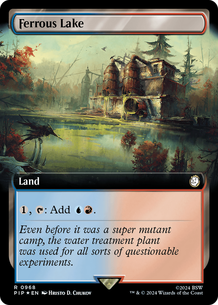 {R} Ferrous Lake (Extended Art) (Surge Foil) [Fallout][PIP 968]