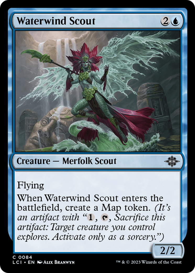 {@C} Waterwind Scout [The Lost Caverns of Ixalan][LCI 084]