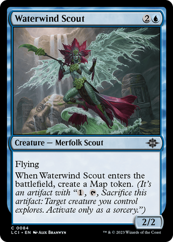 {@C} Waterwind Scout [The Lost Caverns of Ixalan][LCI 084]