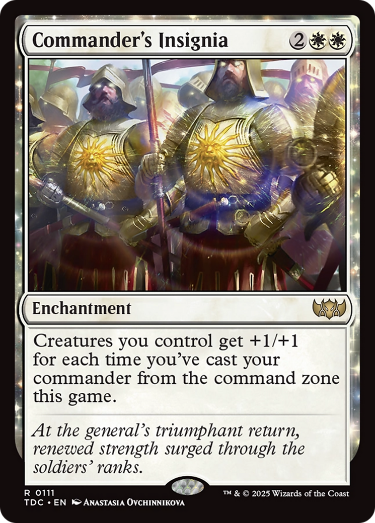 {R} Commander's Insignia [Tarkir: Dragonstorm Commander][TDC 111]