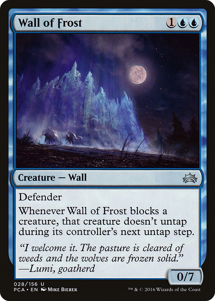 {C} Wall of Frost [Planechase Anthology][PCA 028]