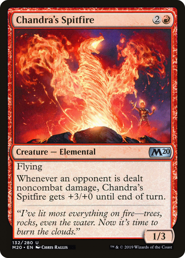 {C} Chandra's Spitfire [Core Set 2020][M20 132]