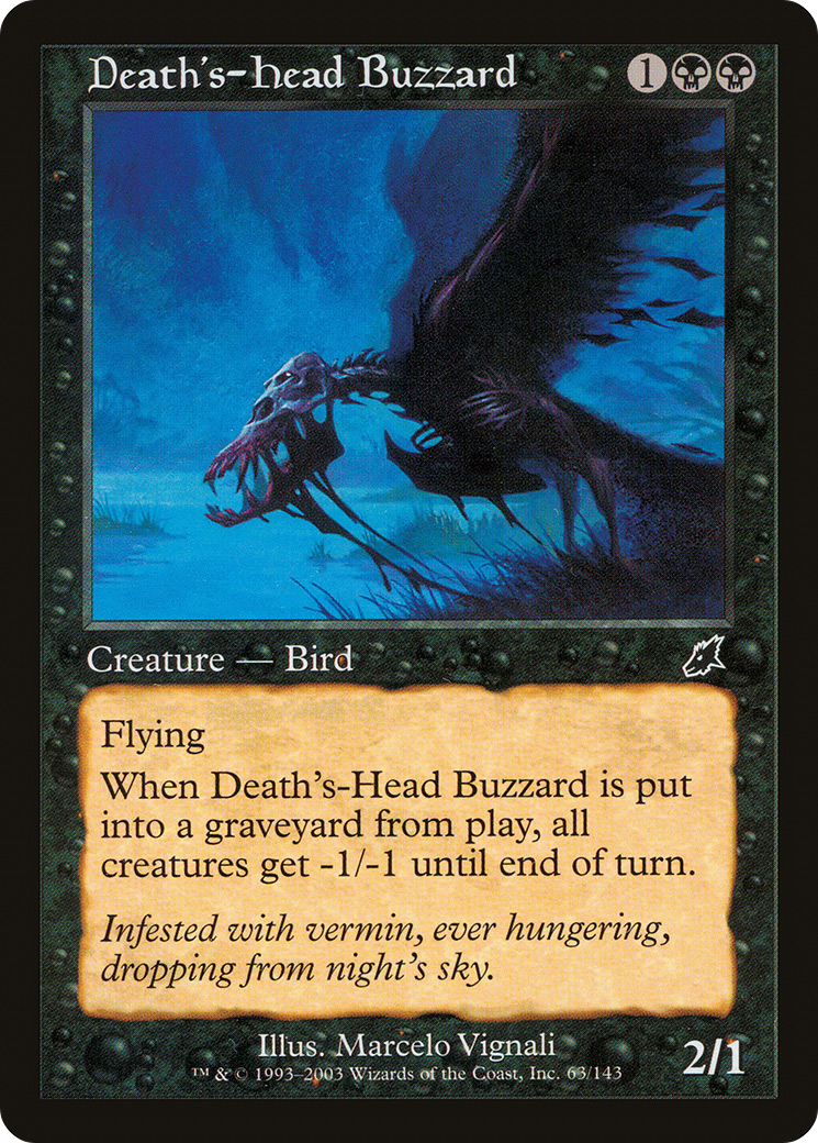 {C} Death's-Head Buzzard [Scourge][SCG 063]