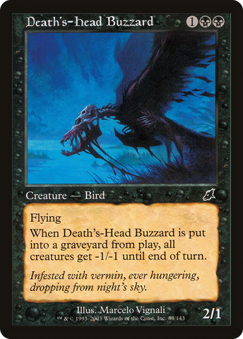 {C} Death's-Head Buzzard [Scourge][SCG 063]