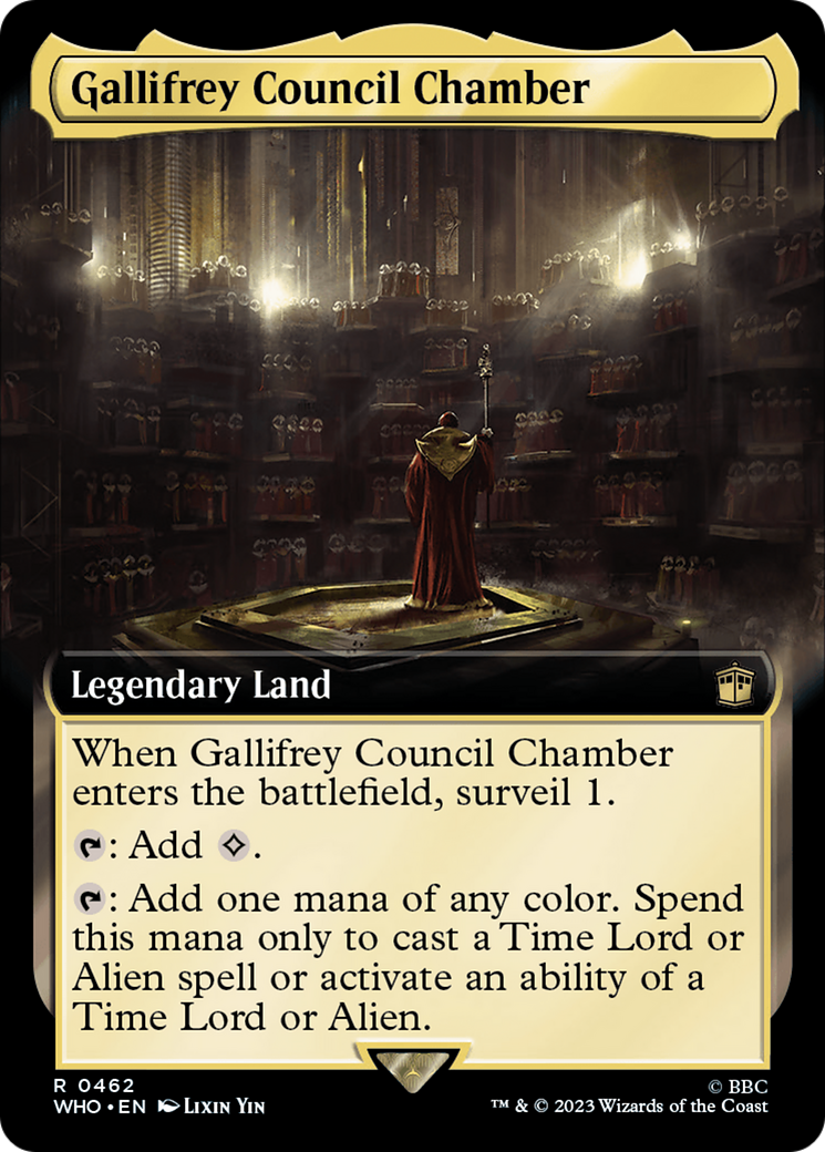 {R} Gallifrey Council Chamber (Extended Art) [Doctor Who][WHO 462]