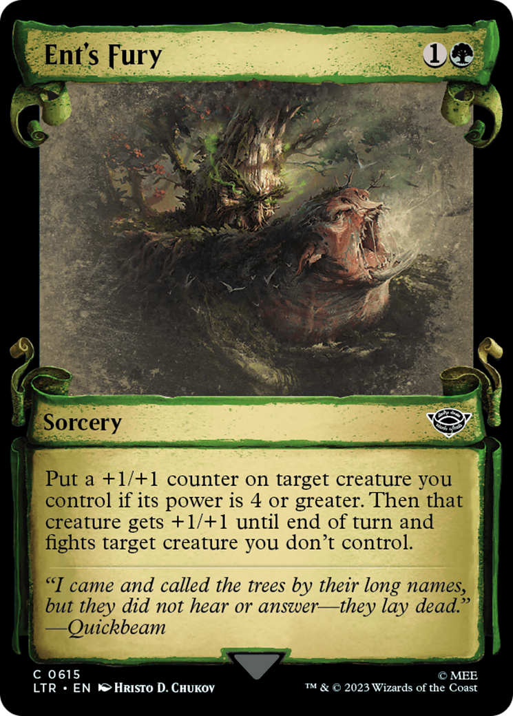{C} Ent's Fury [The Lord of the Rings: Tales of Middle-Earth Showcase Scrolls][LTR 615]