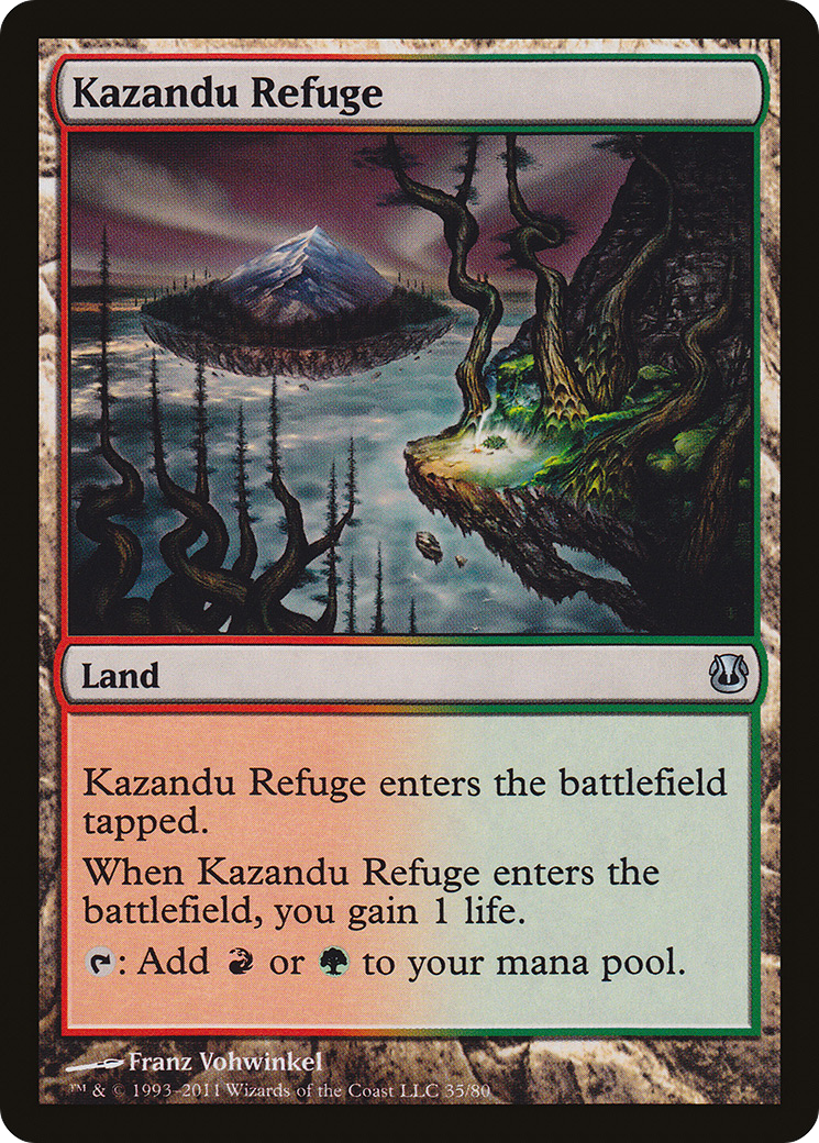 {C} Kazandu Refuge [Duel Decks: Ajani vs. Nicol Bolas][DDH 035]