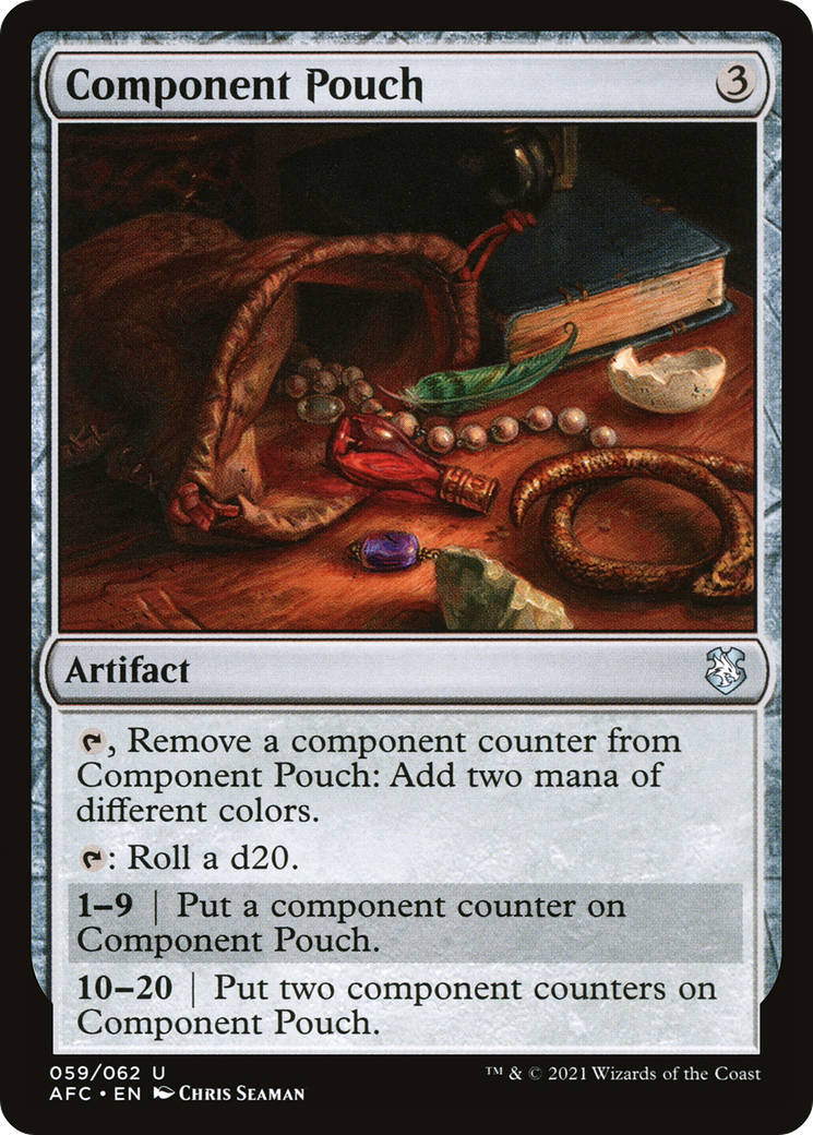 {C} Component Pouch [Dungeons & Dragons: Adventures in the Forgotten Realms Commander][AFC 059]
