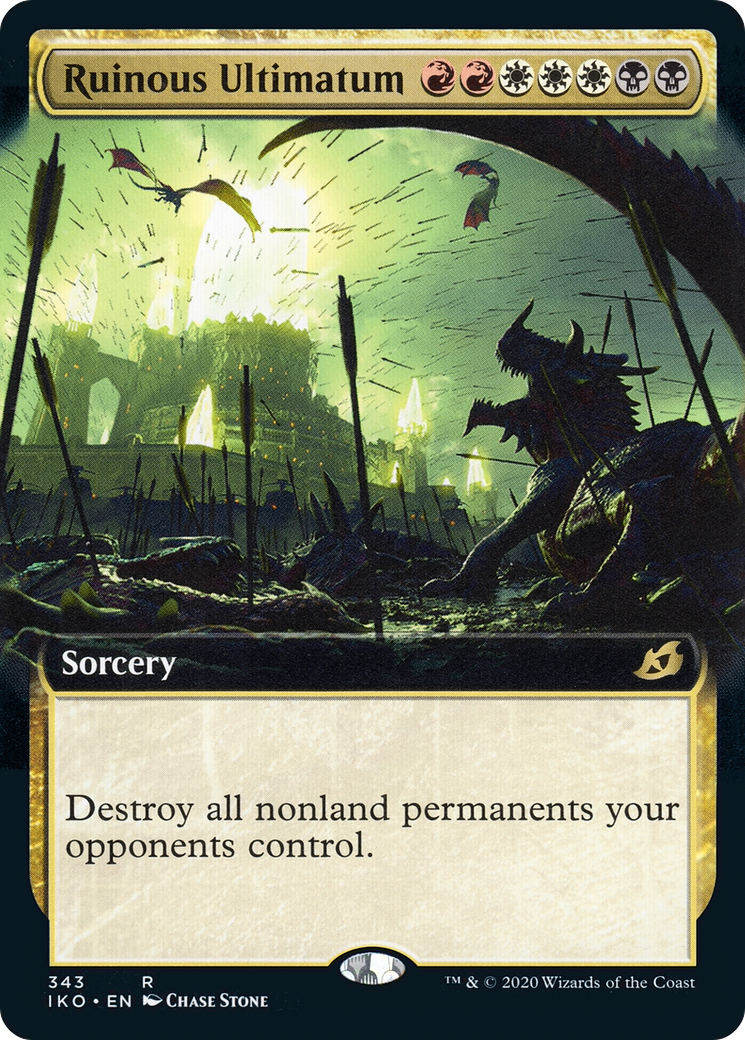 {R} Ruinous Ultimatum (Extended Art) [Ikoria: Lair of Behemoths][IKO 343]
