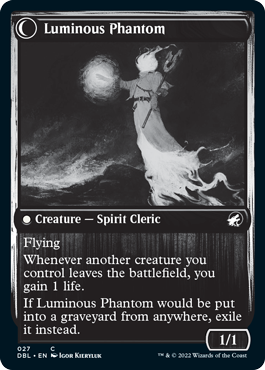 {C} Lunarch Veteran // Luminous Phantom [Innistrad: Double Feature][DBL 027]