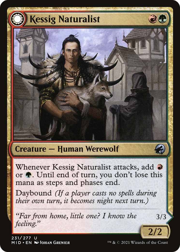 {C} Kessig Naturalist // Lord of the Ulvenwald [Innistrad: Midnight Hunt][MID 231]