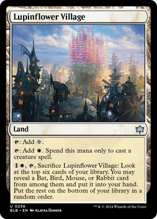 {@C} Lupinflower Village [Bloomburrow][BLB 256]