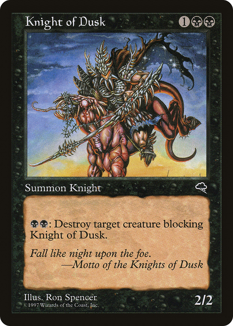 {C} Knight of Dusk [Tempest][TMP 140]