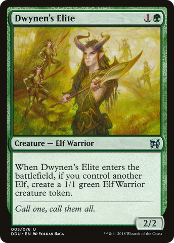 {C} Dwynen's Elite [Duel Decks: Elves vs. Inventors][DDU 003]