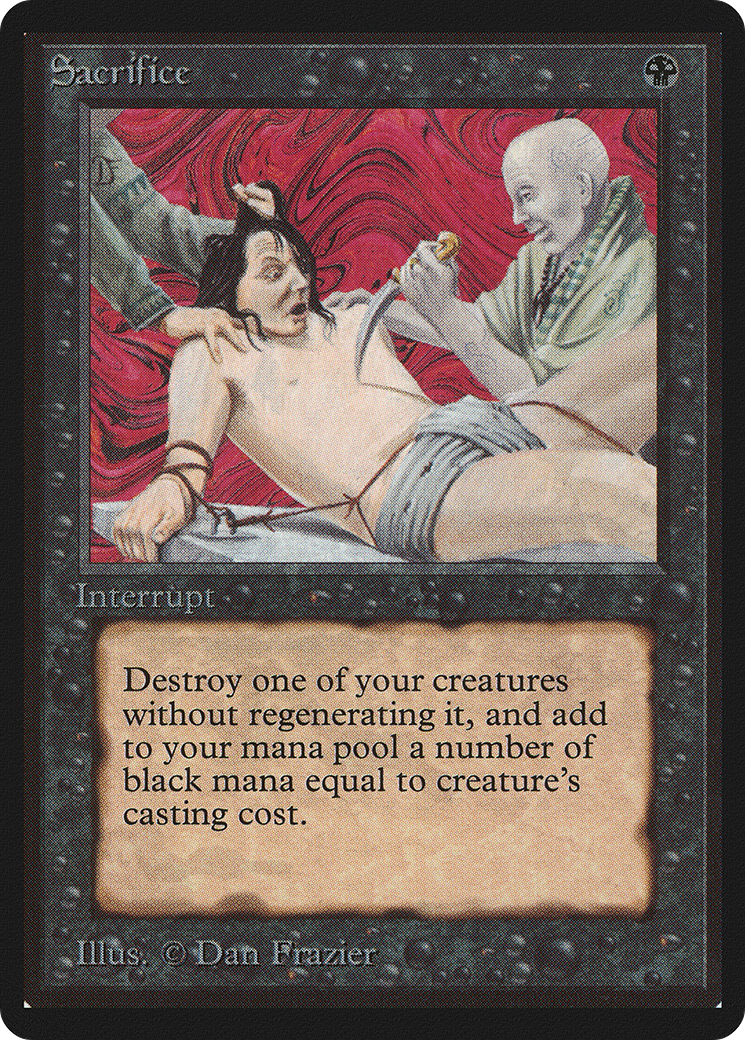 {C} Sacrifice [Beta Edition][LEB 125]