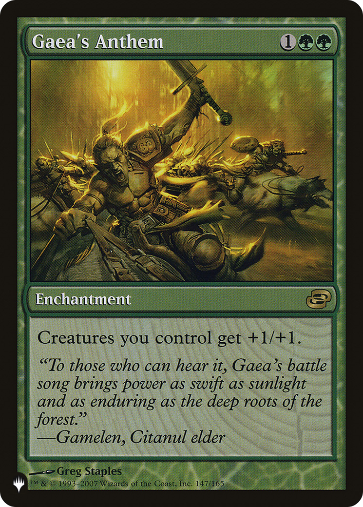 Gaea's Anthem [LIST PLC-147] : (colorshifted)
