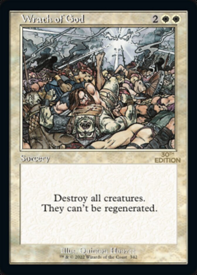 {R} Wrath of God (Retro) [30th Anniversary Edition][30A 342]