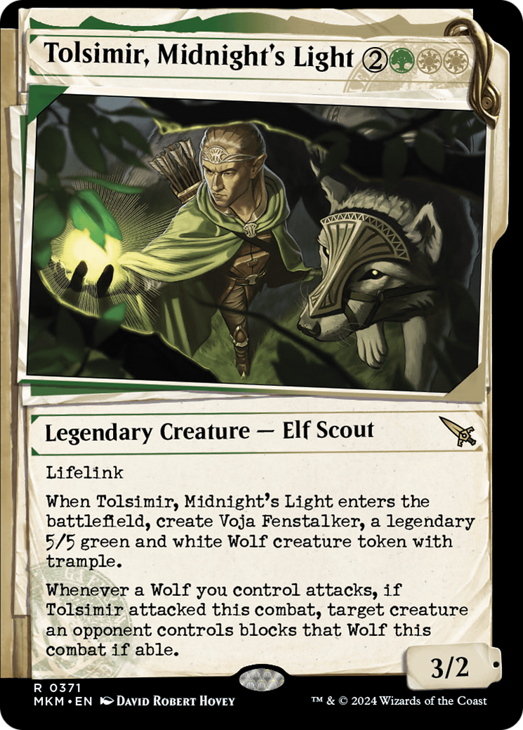 {@R} Tolsimir, Midnight's Light (Showcase) [Murders at Karlov Manor][MKM 371]