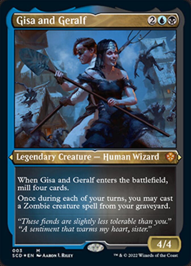 {R} Gisa and Geralf (Foil Etched) [Starter Commander Decks][SCD 003]