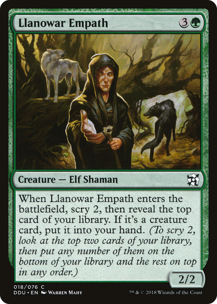 {C} Llanowar Empath [Duel Decks: Elves vs. Inventors][DDU 018]