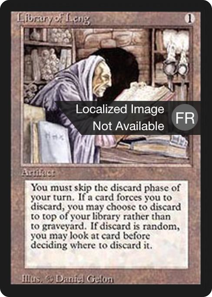 {F} Library of Leng [Foreign Black Border][FBB 3ED 261]