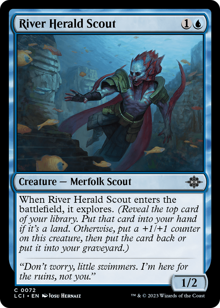 {@C} River Herald Scout [The Lost Caverns of Ixalan][LCI 072]