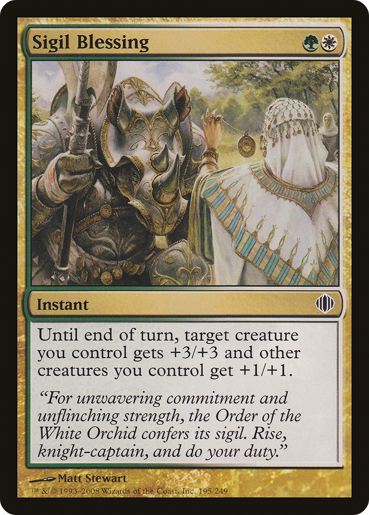 {C} Sigil Blessing [Shards of Alara][ALA 195]
