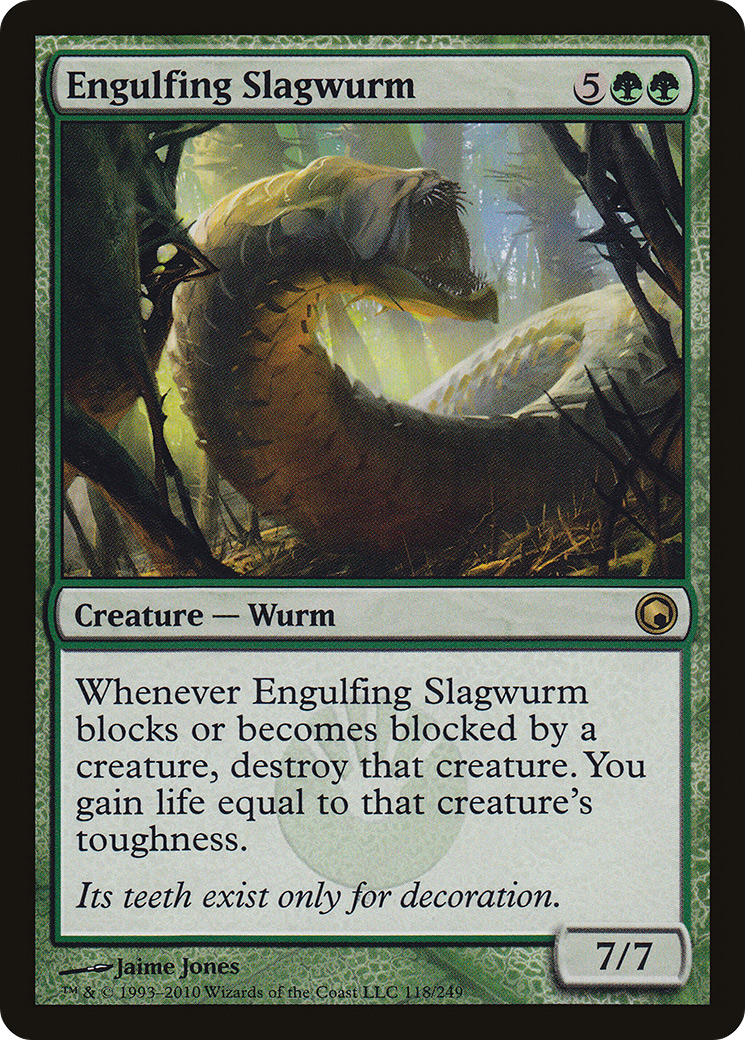 {R} Engulfing Slagwurm [Scars of Mirrodin][SOM 118]