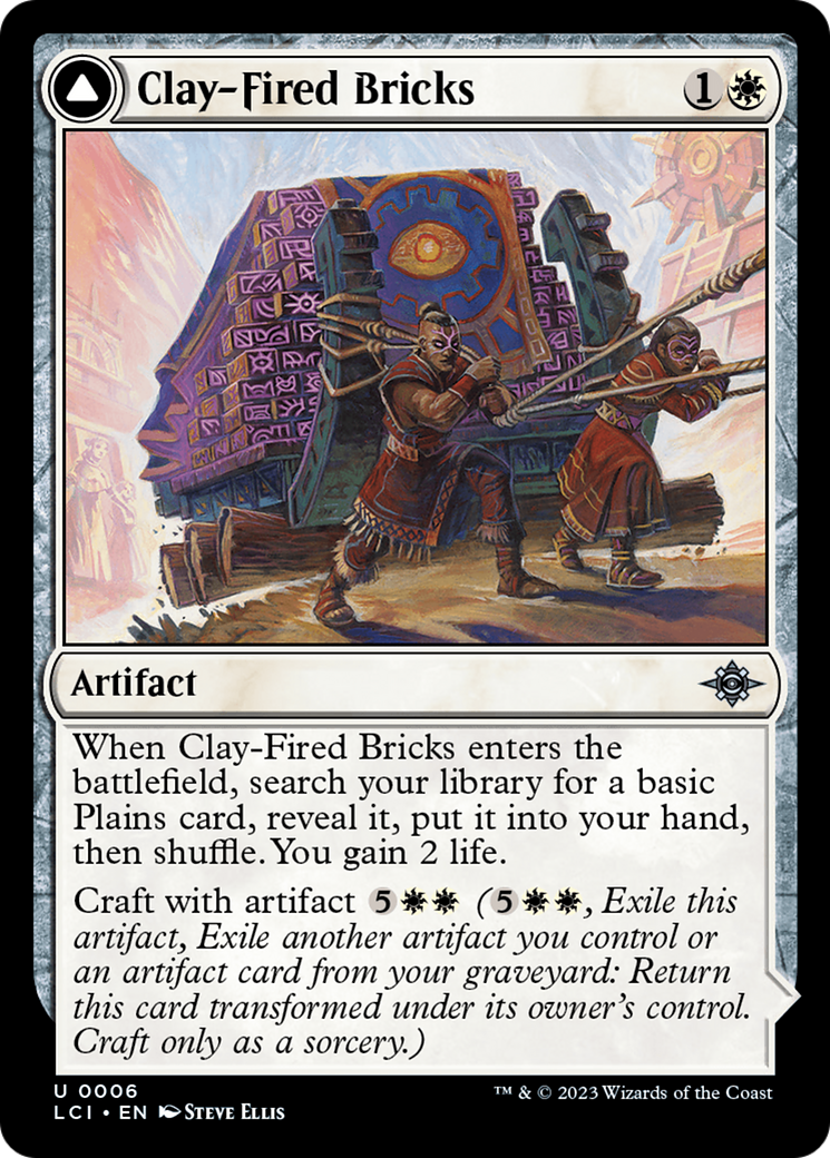 {@C} Clay-Fired Bricks // Cosmium Kiln [The Lost Caverns of Ixalan][LCI 006]