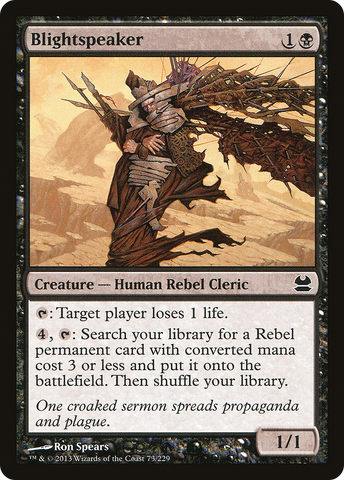 {C} Blightspeaker [Modern Masters][MMA 073]