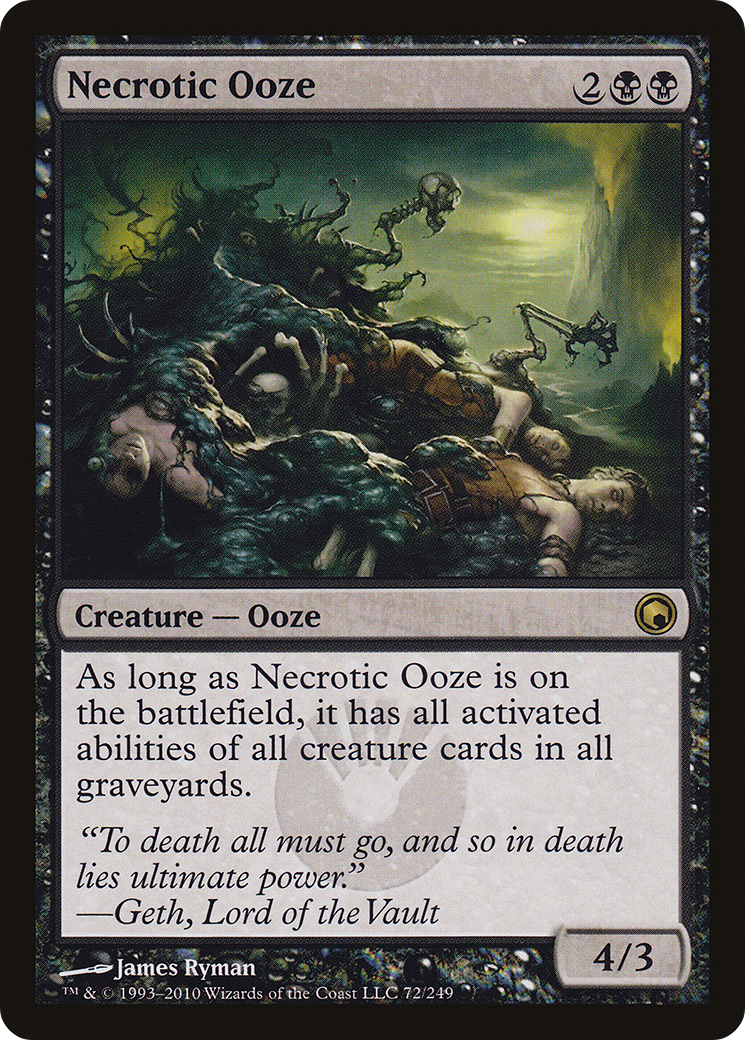 {R} Necrotic Ooze [Scars of Mirrodin][SOM 072] - Misty Mountain Games