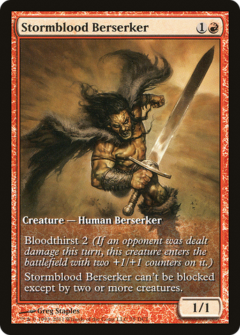 {C} Stormblood Berserker (Extended Art) [Magic 2012 Promos][PA M12 156]