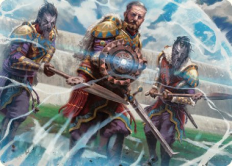 {A} Argivian Phalanx Art Card [Dominaria United Art Series][ADMU 003]