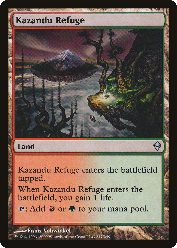 {C} Kazandu Refuge [Zendikar][ZEN 217]