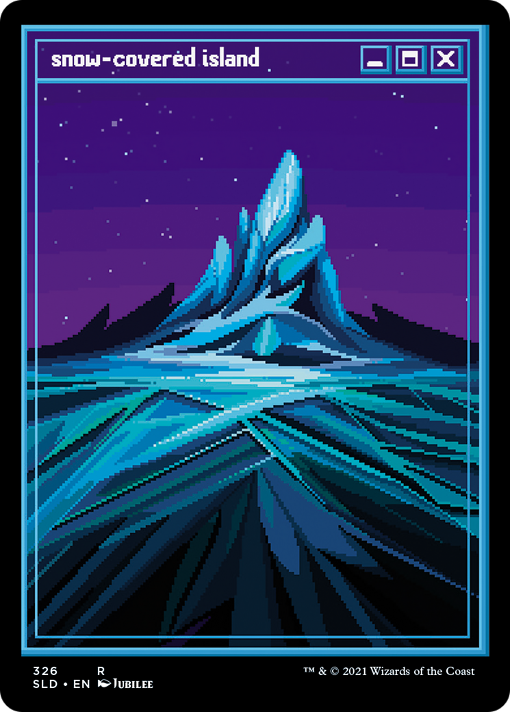 Snow-Covered Island [SLD-326]  Etched Foil