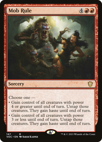 {R} Mob Rule [Innistrad: Crimson Vow Commander][VOC 147]