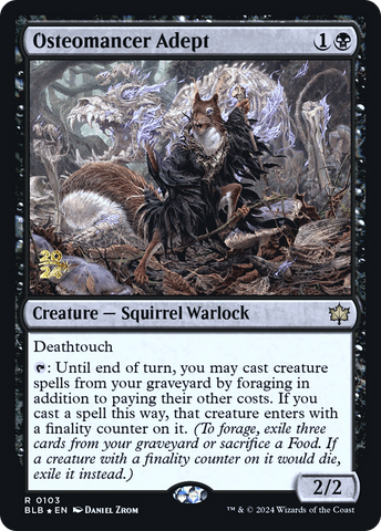 {@R} Osteomancer Adept [Bloomburrow Prerelease Promos][PR BLB 103]